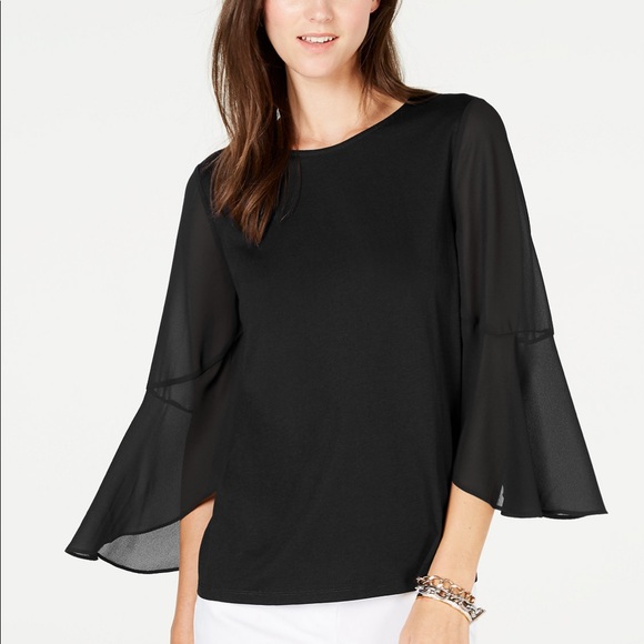 Michael Kors Tops - Michael Kors Flutter Sleeve Top NWT